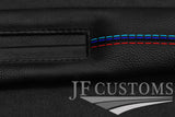 TRI STITCH ITALIAN LEATHER 2X CAR KEY HOLDER PROTECTOR FITS BMW E90 E91 E92 E93