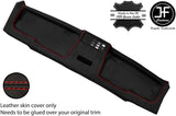RED STITCH TOP ROOF HEADLINER PANEL LEATHER COVER FOR BMW E30 81-92 SALOON
