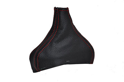 FITS VOLVO XC90 XC 90 GEAR GAITER BLACK LEATHER red st CUSTOM NEW MADE IN UK