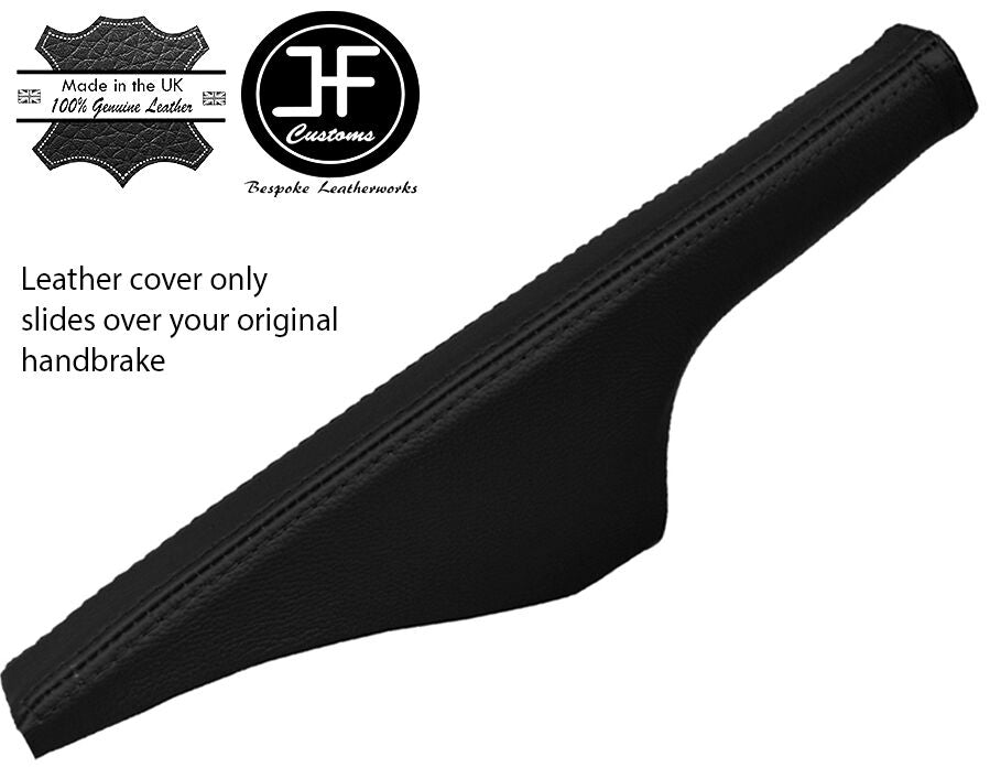 BLACK REAL LEATHER FITS VW GOLF 4 Mk4 & BORA JETTA 1998-2003 HANDBRAKE COVER