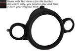 RED STITCH SPEEDO SURROUND LEATHER COVER FITS BMW MINI COOPER S R56 R57 07-13