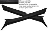 BLACK STITCH FITS PEUGEOT 106 CITROEN SAXO 96-04 2X WINDSCREEN PILLAR LTHR COVER