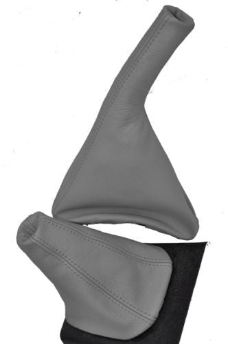 FITS VW GOLF MK1 SCIROCCO MK2 MK3 MK4 SET LEATHER L GREY CUSTOM NEW MADE IN UK