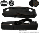 BROWN STITCH DASH DASHBOARD LEATHER COVER FOR PORSCHE CARRERA 911 996 01-05 JF1