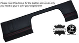 RED STITCH STEERING TRIM PANEL LEATHER COVER FITS LAND ROVER DEFENDER 90 110