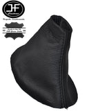BLACK STITCHING REAL LEATHER GEAR GAITER FITS CITROEN C4 MK2 II 2011-2014