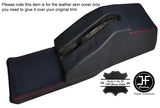 RED STICH CONSOLE ELECTRIC SEATS HANDBRAKE HOUSING LEATHER COVER FITS BMW E28