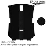 DSG2 BLACK STITCH LUXE SUEDE HEADLINER COVER FOR AUDI A3 8P 04-12 3 DOOR