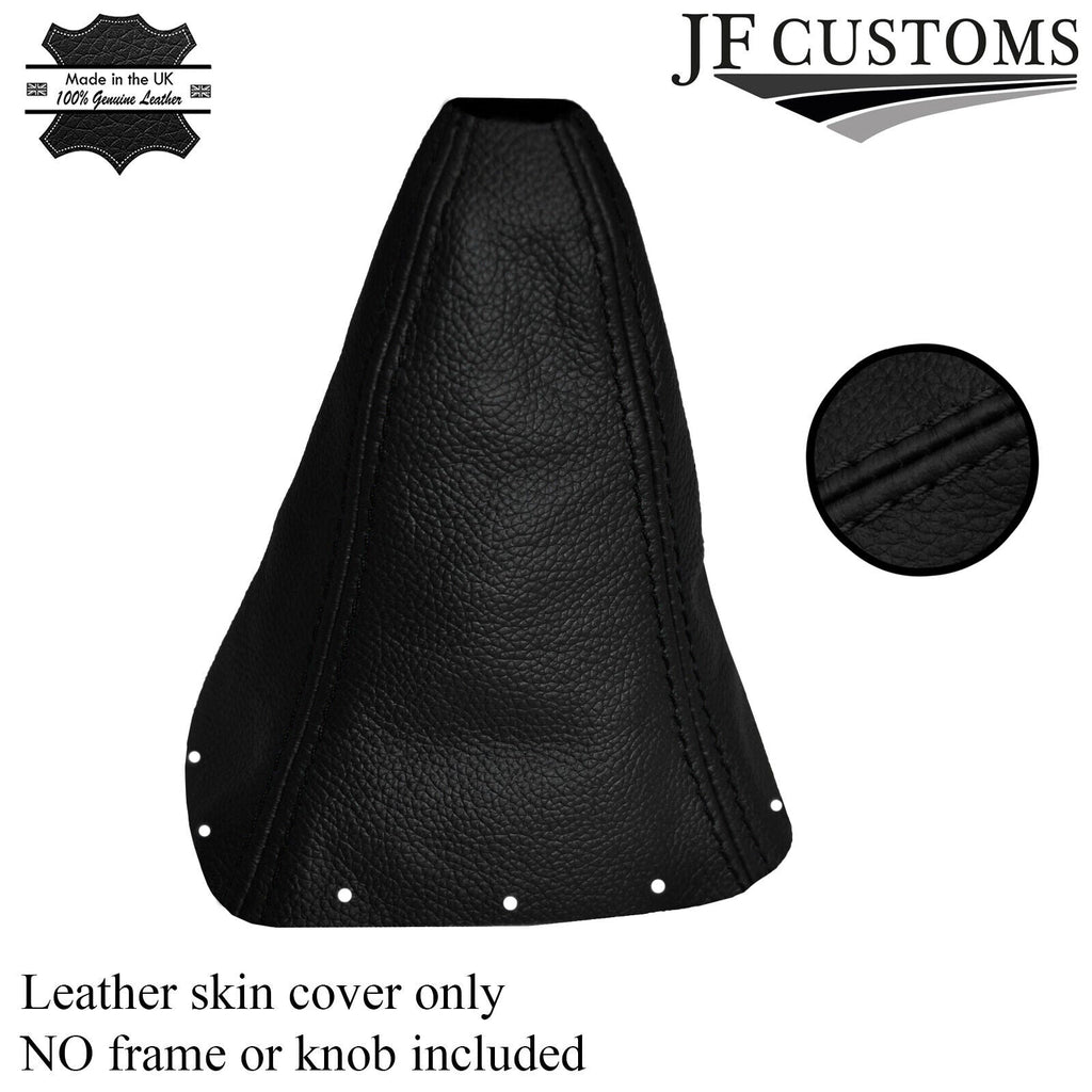 BLACK STITCH FITS SUZUKI SWIFT 2005-2010 REAL LEATHER GEAR STICK GAITER
