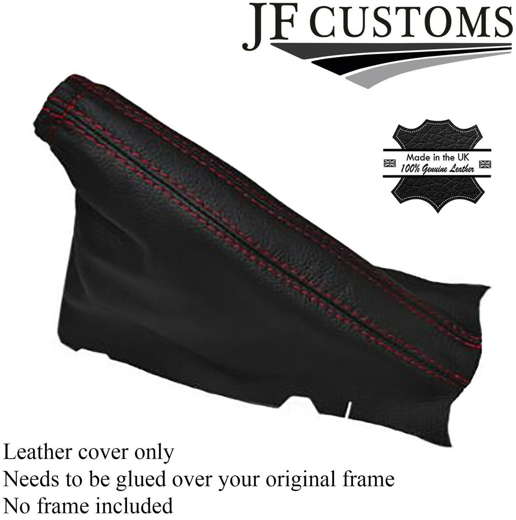 RED STITCH LEATHER HANDBRAKE GAITER FOR VAUXHALL OPEL CORSA C MK2 COMBO 00-06