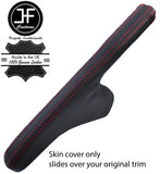 RED STITCH CARBON FIBER VINYL HANDBRAKE GAITER FOR FORD FIESTA MK6 MK7 02-08