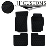 D BLUE DIAMOND STITCH VINYL 4X TAILORED FLOOR CARPETS FOR PEUGEOT 406  95-04 JF1