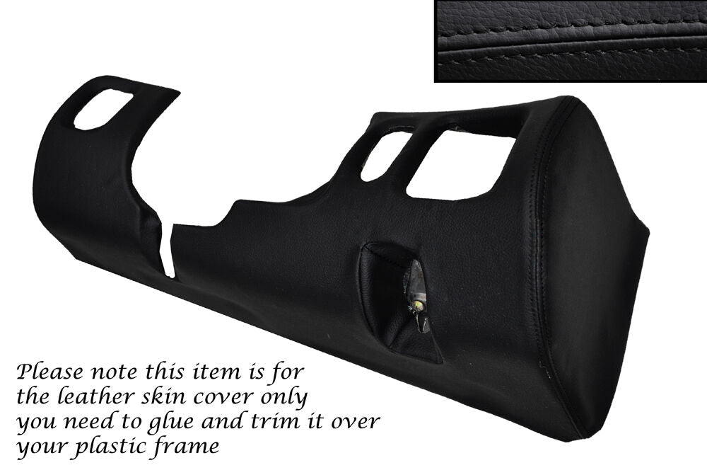 BLACK STITCH DRIVER LOWER DASH TRIM SKIN COVER FITS MITSUBISHI GTO 3000GT 92-99