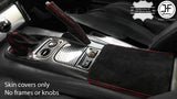 RED STITCH SUEDE GEAR HANDBRAK GAITER & ARMREST COVER FITS HONDA S2000 99-03