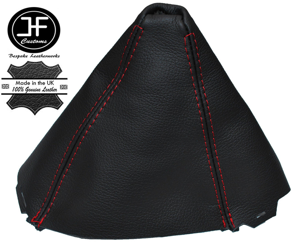 RED STITCH REAL LEATHER MANUAL GEAR STICK GAITER FOR BMW X1 E84 2009-2015