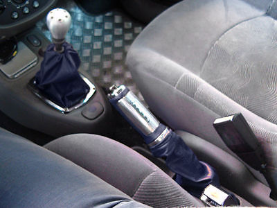 FITS RENAULT CLIO MK2 MK3 98-06 GAITERS SET LEATHER N BLUE CUSTOM NEW MADE IN UK