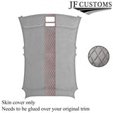 DSG2 RED STITCH L GREY SUEDE HEADLINER COVER FOR ALFA ROMEO GIULIETTA 10-16