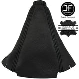 BLACK STITCHING MANUAL LEATHER GEAR GAITER FITS PEUGEOT 405 MI16 1992-1996