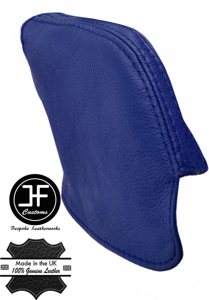 BLUE REAL TOP GRAIN LEATHER HANDBRAKE GAITER FOR TOYOTA SUPRA MK3 86-93