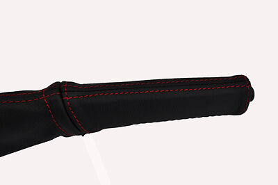 red stitch FITS VOLVO V70 96-00 LEATHER HANDBRAKE HANDLE COVER ONLY CUSTOM NEW