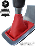 RED TOP GRAIN REAL GENUINE LEATHER MANUAL GEAR GAITER FITS VOLVO V70 07-15
