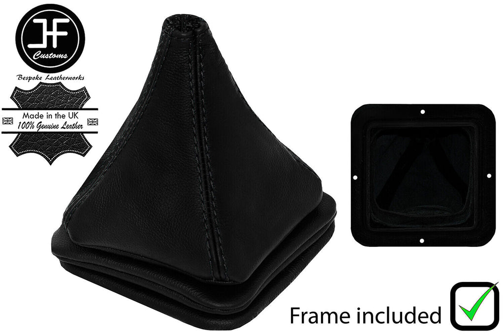 BLACK STITCH LEATHER MANUAL GEAR SHIFT+PLASTIC FRAME FOR REGAL CUTLAS 1978-1987