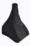 FITS FORD FIESTA MK2 MK3 GEAR GAITER LEATHER black stitch CUSTOM NEW MADE IN UK