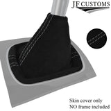 GREY STITCHING REAL SUEDE MANUAL GEAR GAITER FITS AUDI A3 8P 2004-2012