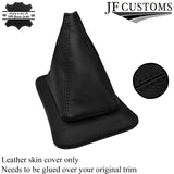 BLACK STITCH LEATHER RUBBER GEAR GAITER COVER FITS MITSUBISHI STARION 82-89