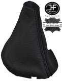 BLACK STITCHING REAL LEATHER MANUAL GEAR GAITER FITS AUDI A2 1999-2005