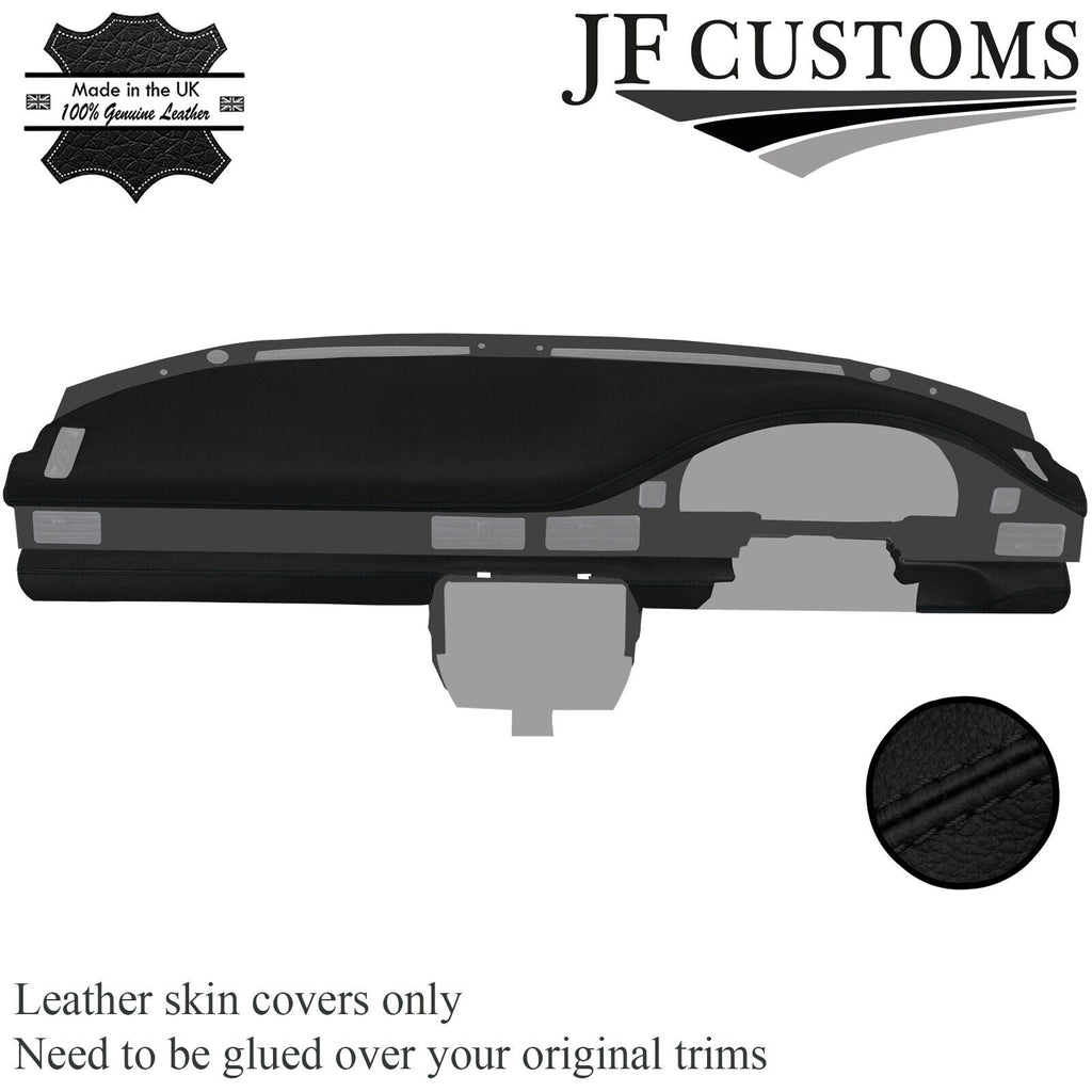 BLACK STITCH ITALIAN LEATHER DASHBOARD COVER FOR SUZUKI CAPPUCCINO 91-98