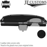 BLACK STITCH ITALIAN LEATHER DASHBOARD COVER FOR SUZUKI CAPPUCCINO 91-98