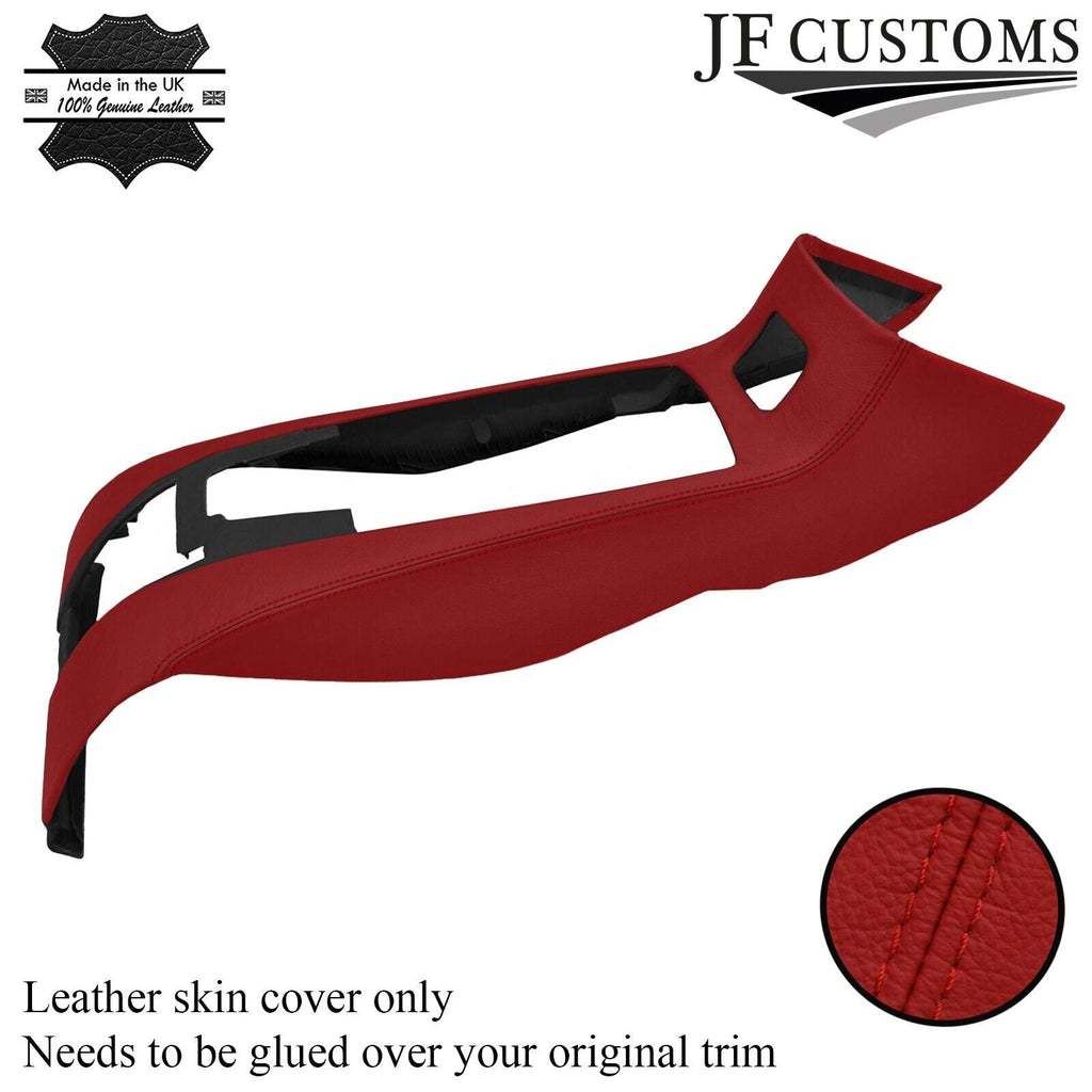 FITS BMW Z4 E85 03-09 D RED LEATHER REAR CENTER CONSOLE STORAGE TRIM LTHR COVER