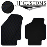 BLUE DIAMOND STITCH VINYL 4X TAILORED FLOOR CARPETS FOR KIA RIO 2005-2010 JF1