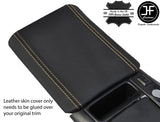 CREAM STITCHING TOP GRAIN LEATHER ARMREST LID COVER FITS HONDA S2000 1999-2003