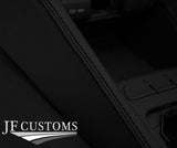 BLACK STITCH LEATHER CENTRE CONSOLE GEAR SURROUND TRIMN FITS KIA STONIC 17-21