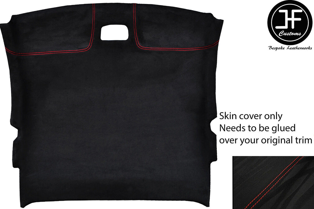 RED STITCH ROOF HEADLINING LINER LUXE SUEDE COVER FOR TOYOTA CELICA MK7 99-05