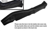 BLACK STITCH LEATHER HANDBRAKE BOOT SKIN COVERS FITS CORVETTE C4 CUSTOM NEW