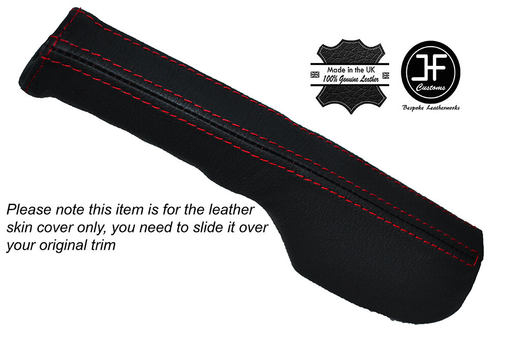 RED STITCH LEATHER SKIN HANDBRAKE GAITER FITS NISSAN SKYLINE R31 1985-1988