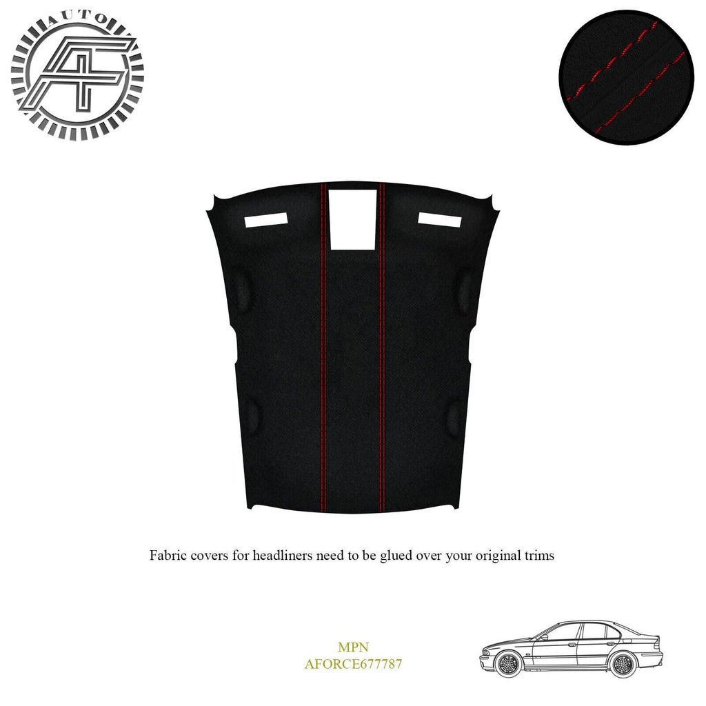 LUXE SUEDE CUSTOM HEADLINER COVER FITS BMW E39 M5 4-DOOR SEDAN 1997-2003