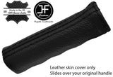 BLACK REAL LEATHER HANDBRAKE HANDLE COVER FITS ALFA ROMEO SPIDER 105 EARLY
