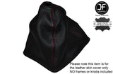 RED STITCHING MANUAL LEATHER GEAR GAITER FITS ALFA ROMEO SPIDER 105 CUSTOM NEW