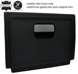 BLACK STITCH LEATHER GLOVE BOX LID LEATHER COVER FITS FORD F150 F-150 2004-2008
