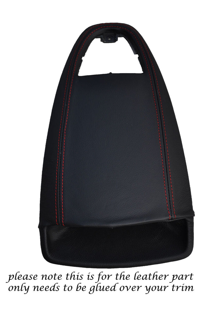 RED STITCH DASH CLOCK SURROUND SKIN COVER FITS VAUXHALL OPEL CORSA D 06-14