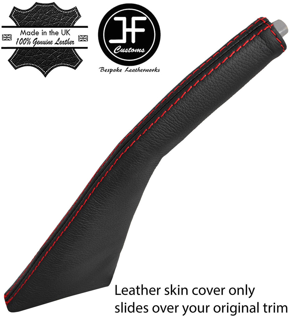 RED STITCH LEATHER HANDBRAKE GAITER FOR MITSUBISHI SHOGUN CHALLENGER SPORT