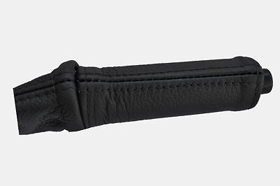 black stitch FITS PORSCHE 924 944 75-91  LEATHER HANDBRAKE HANDLE COVER