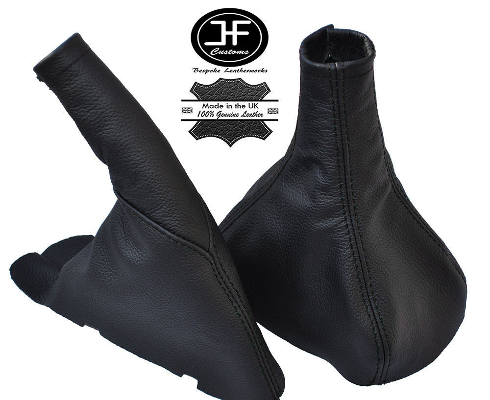 BLACK STITCH LEATHER GEAR HANDBRAKE GAITER FITS VAUXHALL ASTRA G MK4 98-05