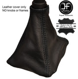 BLACK STITCHING GENUINE LEATHER MANUAL GEAR GAITER FITS SUZUKI SWIFT 2010-2015