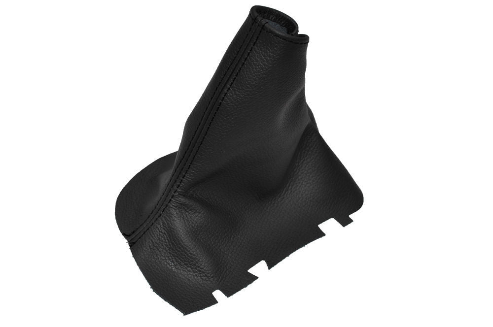FITS VOLVO V70 2000-2007 BLACK HANDBRAKE GAITER LEATHER BLACK STITCH