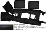 BLUE STITCH CENTRE CONSOLE TUNNEL  LEATHER SKIN COVER FITS HONDA S2000 04-09